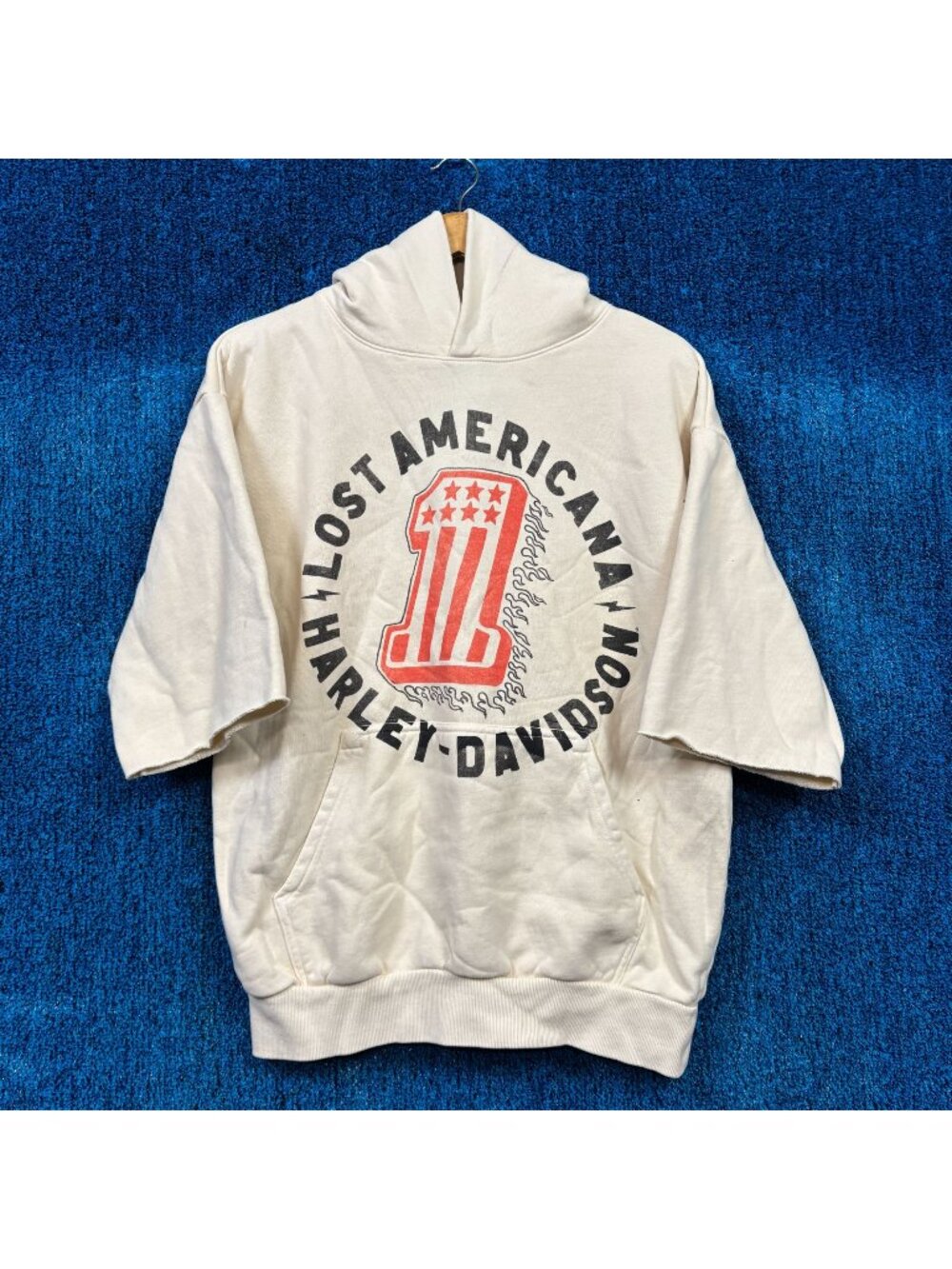 Harley-Davidson x MGK Lost Americana Short Sleeve Hoodie M